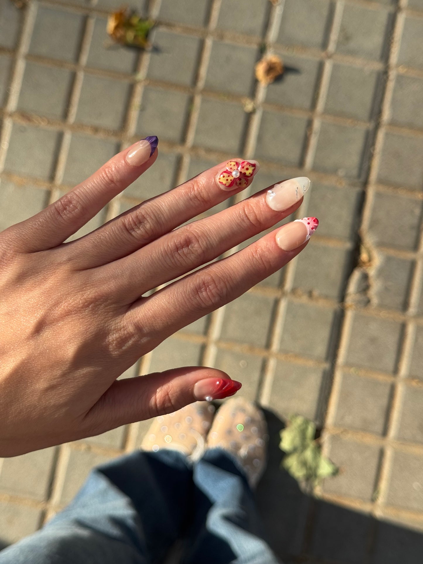 Tropical Punch - handsy nails