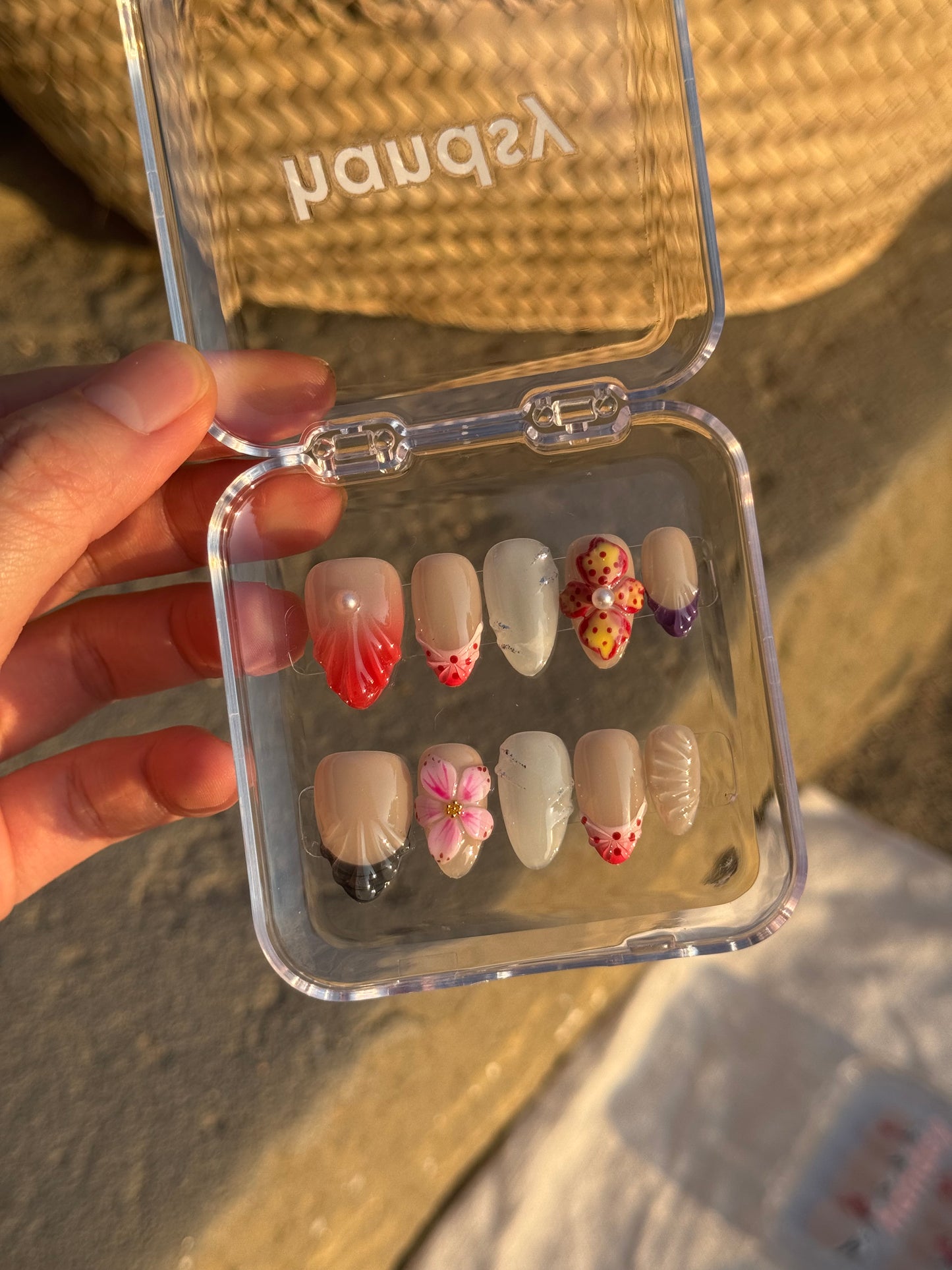 Tropical Punch - handsy nails