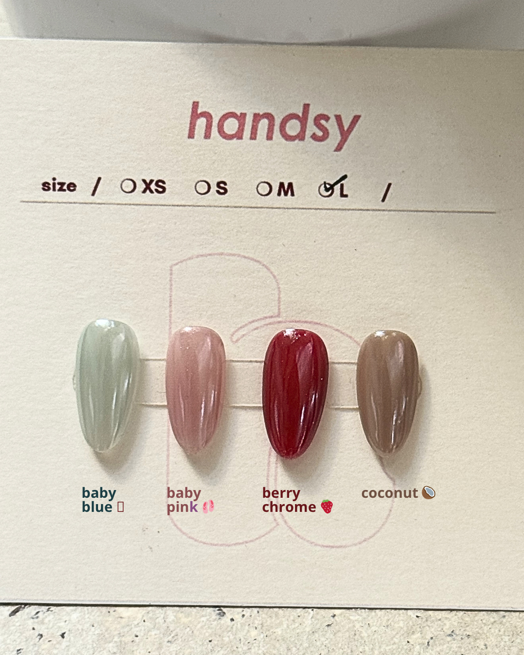 Coconut - handsy nails