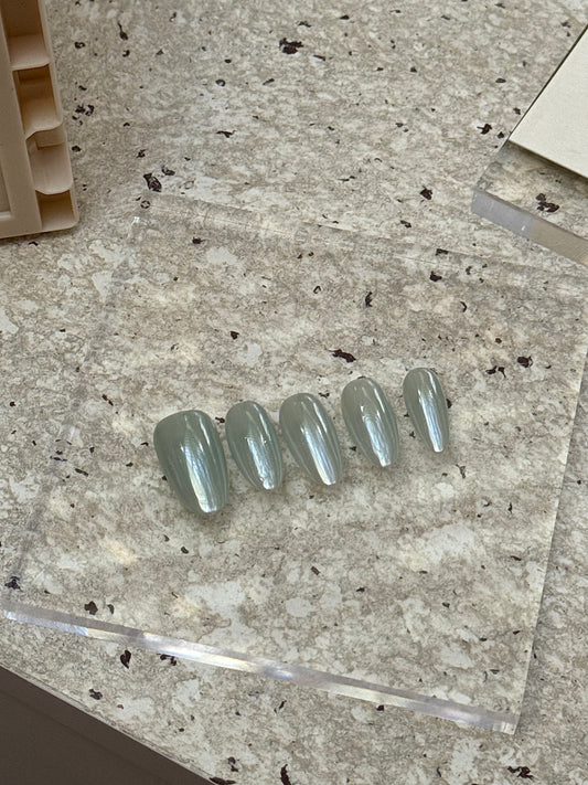 Baby Blue - handsy nails