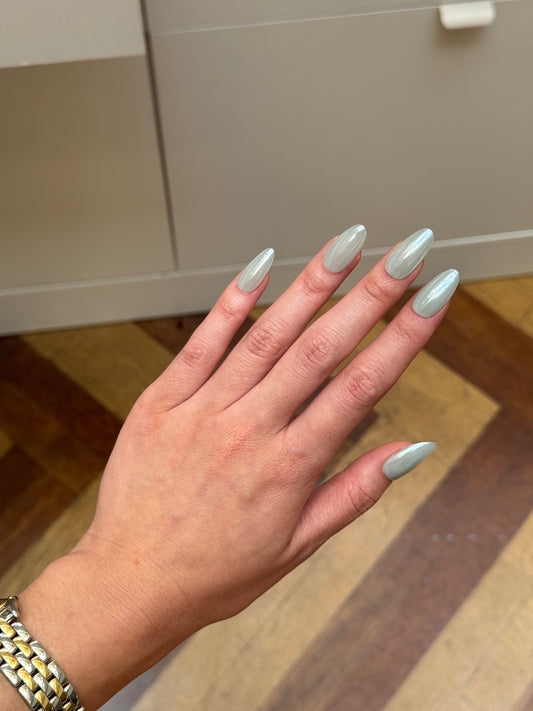 Baby Blue - handsy nails