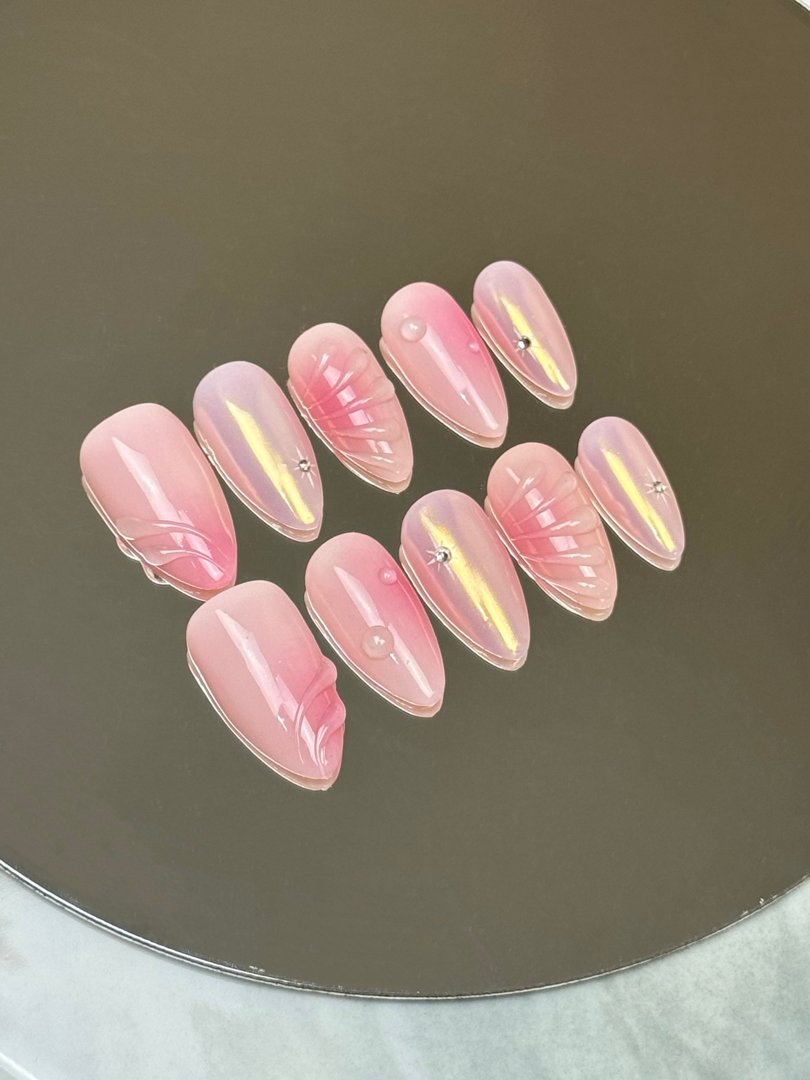 Pink Aura - handsy nails