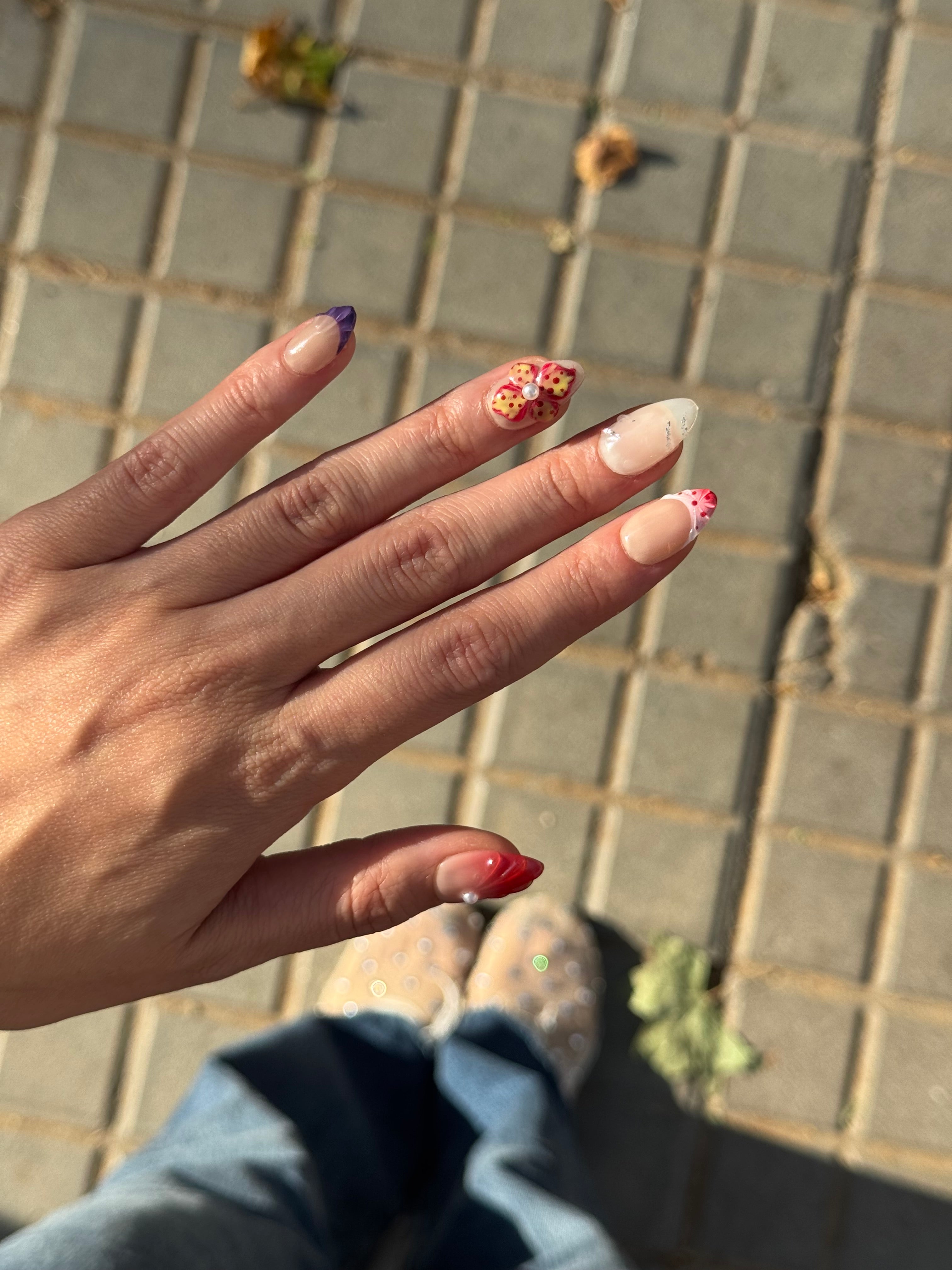 Tropical Punch - handsy nails