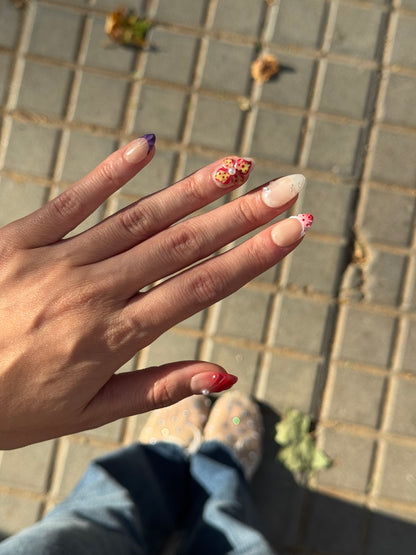 Tropical Punch - handsy nails