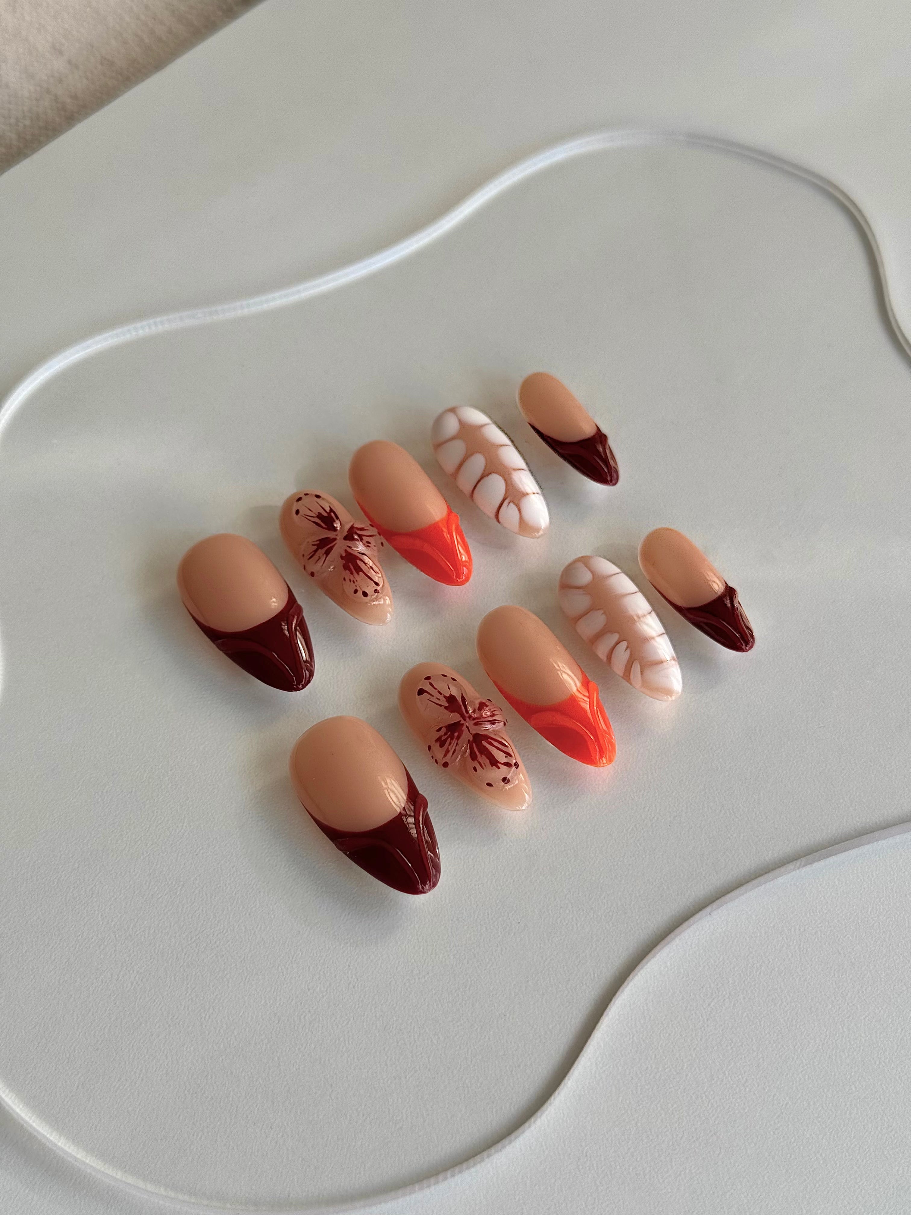 Saffron Orchid - handsy nails
