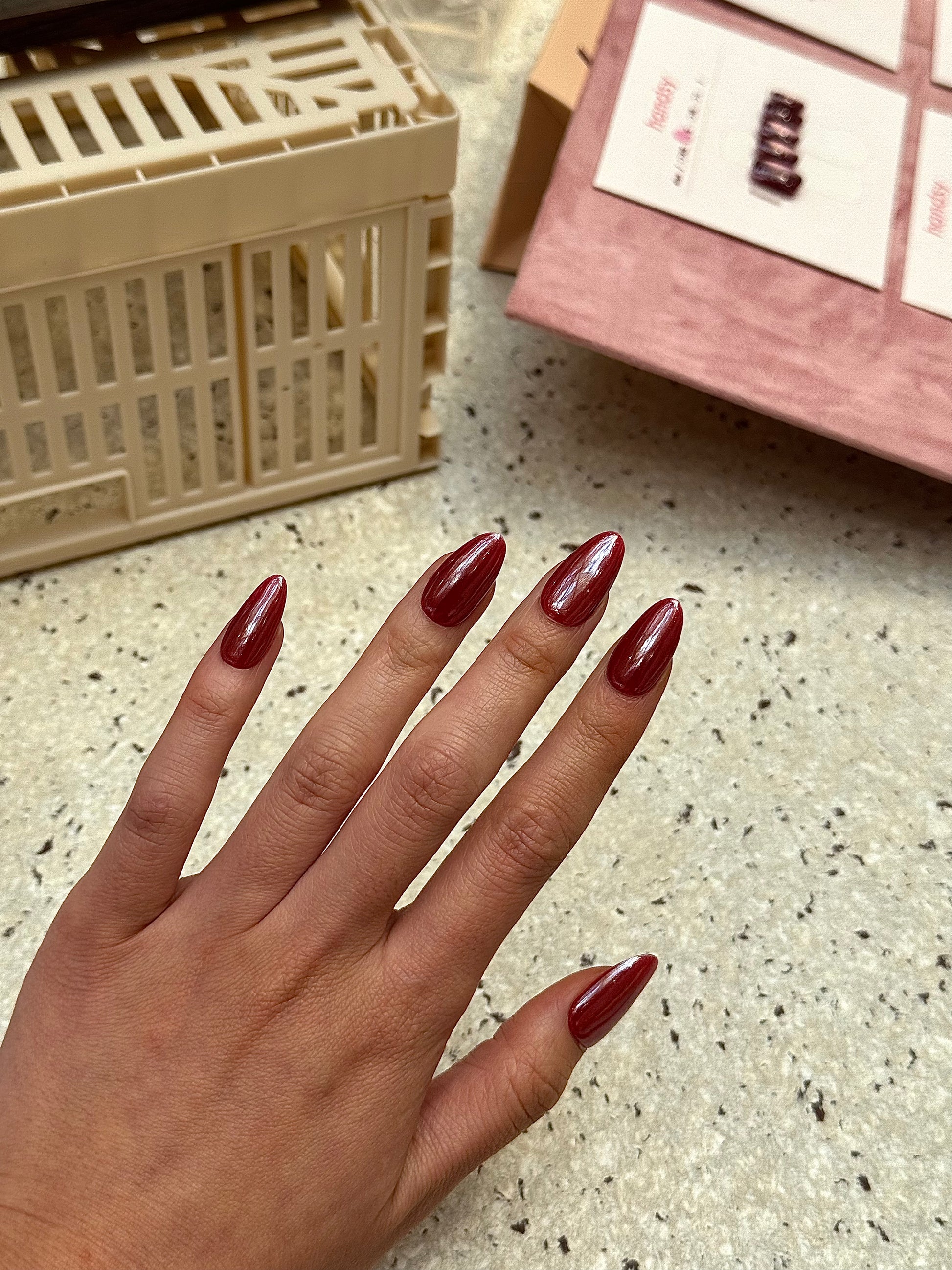 Cherry Chrome - handsy nails